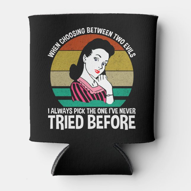 Rafraîchisseur Pour Canette Quand Choisir Entre Deux Maux (Devant)