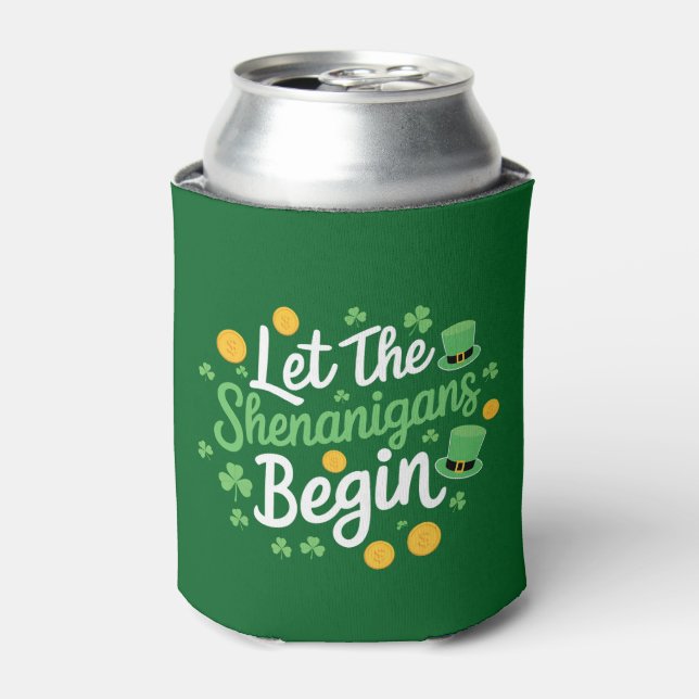 Rafraîchisseur Pour Canette Que les bêtises commencent Drôle de St Patrick (Can devant)