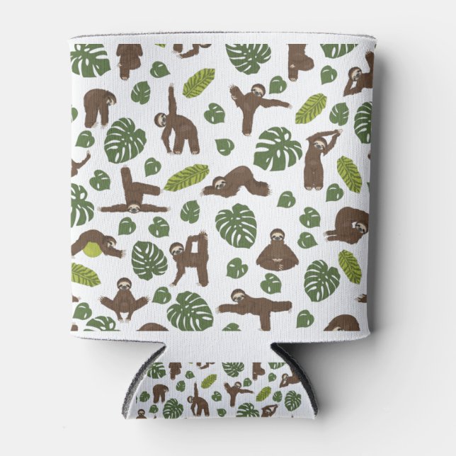 Rafraîchisseur Pour Canette Quiet quitting Lazy Sloth (Devant)