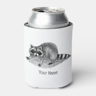 Rafraîchisseur Pour Canette Raccoon masqué vintage