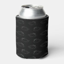 Racing Tadpole Motif Can Cooler