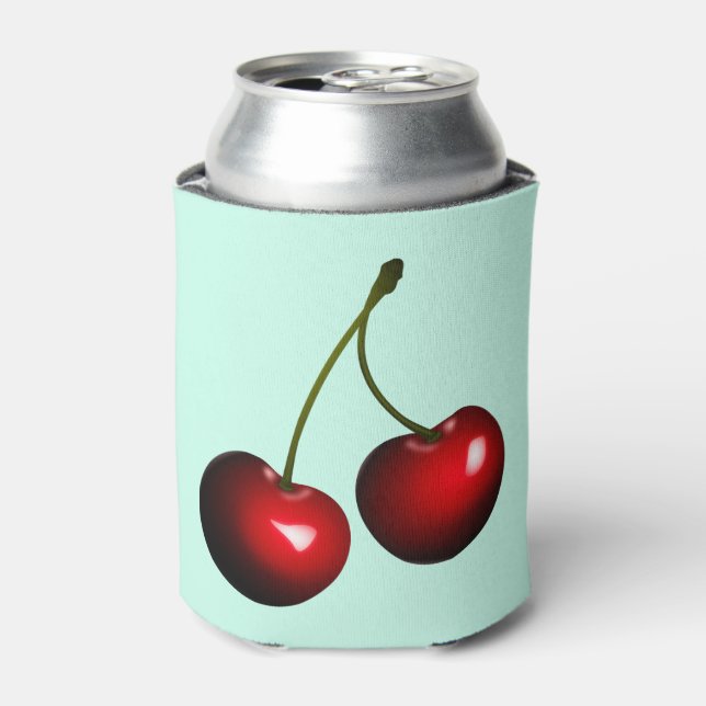 Rafraîchisseur Pour Canette Rafraîchisseur de canette Cerise Rouge Vos Couleur (Can devant)
