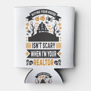 Rafraîchisseur Pour Canette Realtor Halloween - Courtier agent immobilier