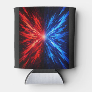 Rafraîchisseur Pour Canette red blue shirt, abstract explosion shirt, energy b