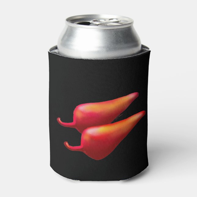 Rafraîchisseur Pour Canette Red Chili Peppers blanc peut refroidir (Can devant)