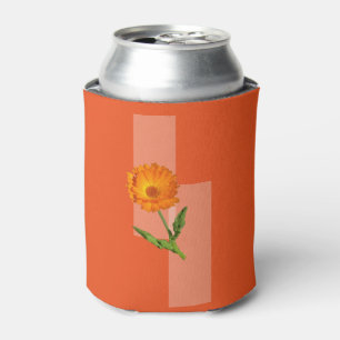 Rafraîchisseur Pour Canette Refroidisseur de boisson - Souci sur fond orange