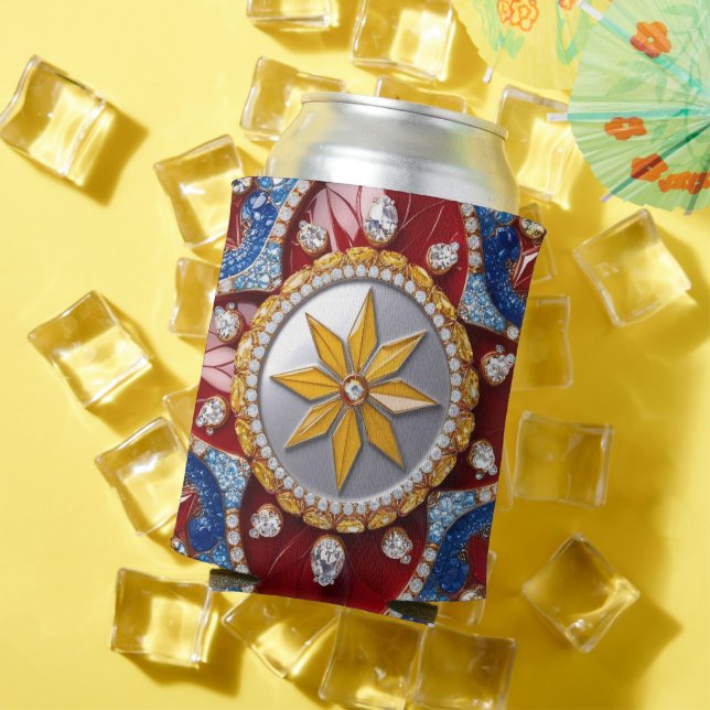 Rafraîchisseur Pour Canette Refroidisseur de canette avec design Couleurs colo (Été in situ)