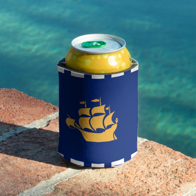 Rafraîchisseur Pour Canette Refroidisseur de canette avec drapeau de Québec, C (Piscine in situ)