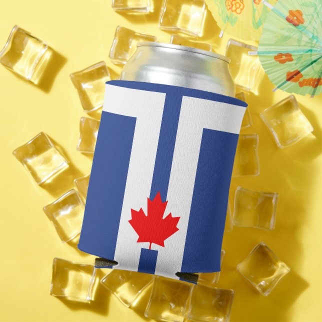 Rafraîchisseur Pour Canette Refroidisseur de canette avec drapeau de Toronto,  (Été in situ)