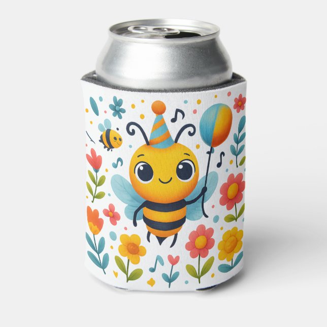 Rafraîchisseur Pour Canette Refroidisseur de canette d'abeille de fête joyeuse (Can Dos)