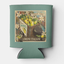 Refroidisseur de canette de citron italien