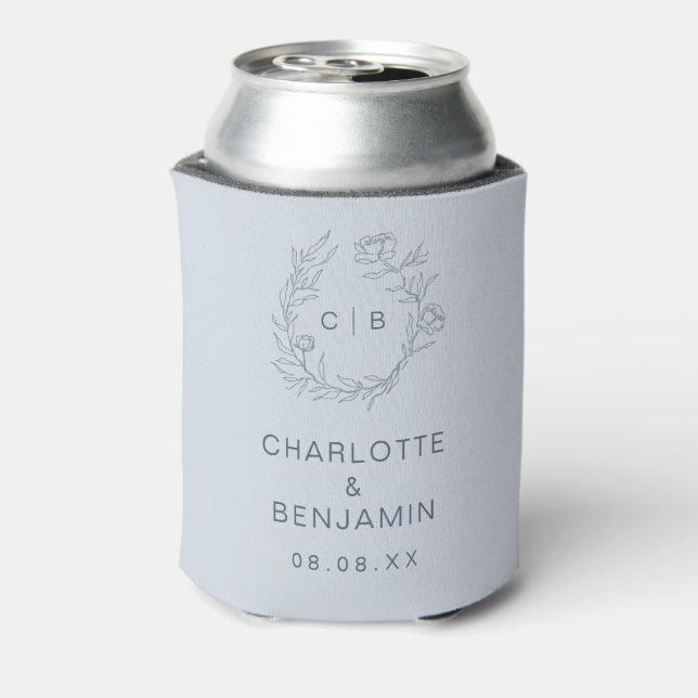 Rafraîchisseur Pour Canette Refroidisseur de canette de mariage bleu (Can Dos)