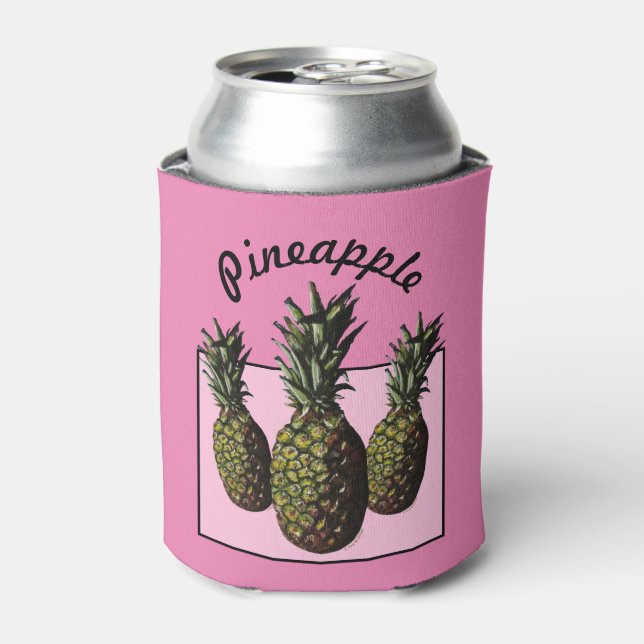 Rafraîchisseur Pour Canette Refroidisseur de canette en ananas (Can devant)
