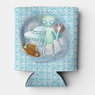 Rafraîchisseur Pour Canette Refroidisseur de canette Envahisseur Alien