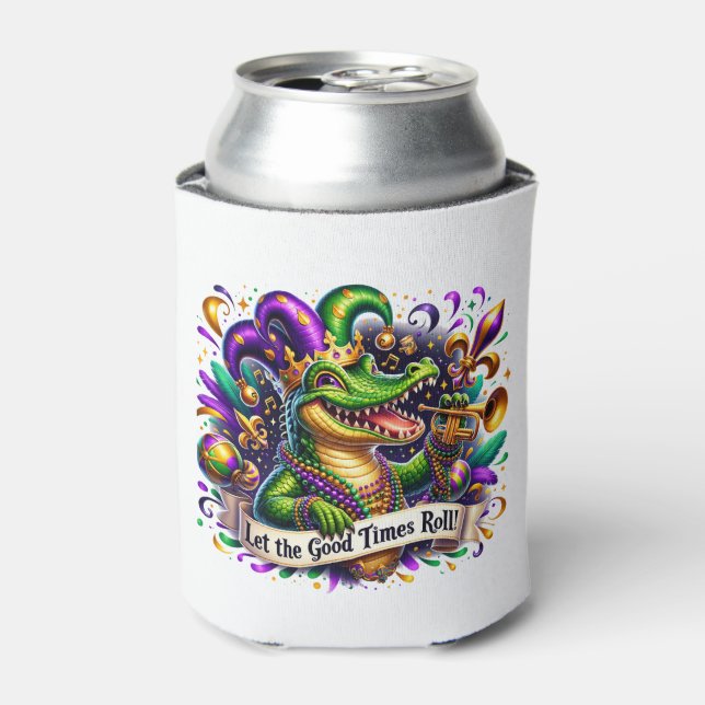 Rafraîchisseur Pour Canette Refroidisseur de canette Mardi Gras (Can devant)