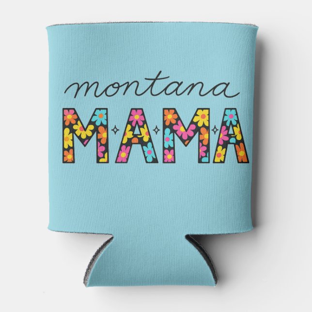 Rafraîchisseur Pour Canette Refroidisseur de canette Montana Mama (Devant)