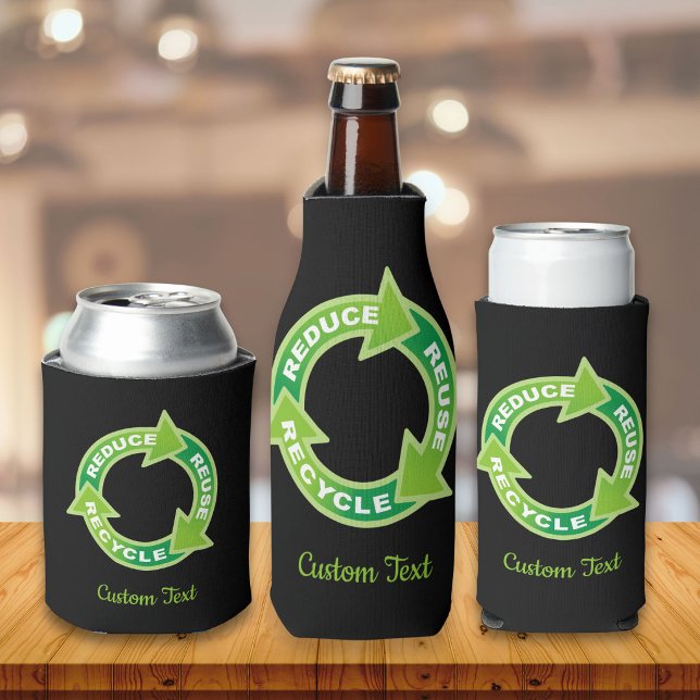 Rafraîchisseur Pour Canette Refroidisseur de canette Réduire Réutiliser Recycl (Créateur téléchargé)