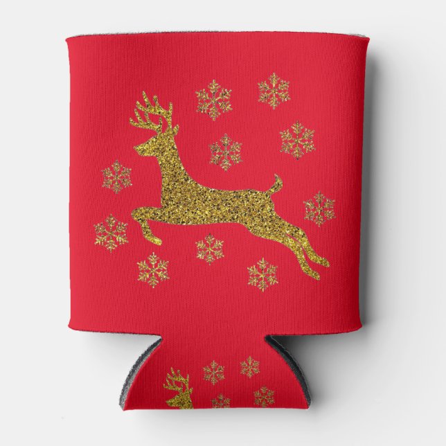 Rafraîchisseur Pour Canette Reinder de Noël (Devant)