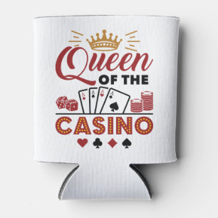 Rafraîchisseur Pour Canette Reine des femmes de jeu de casino Vegas