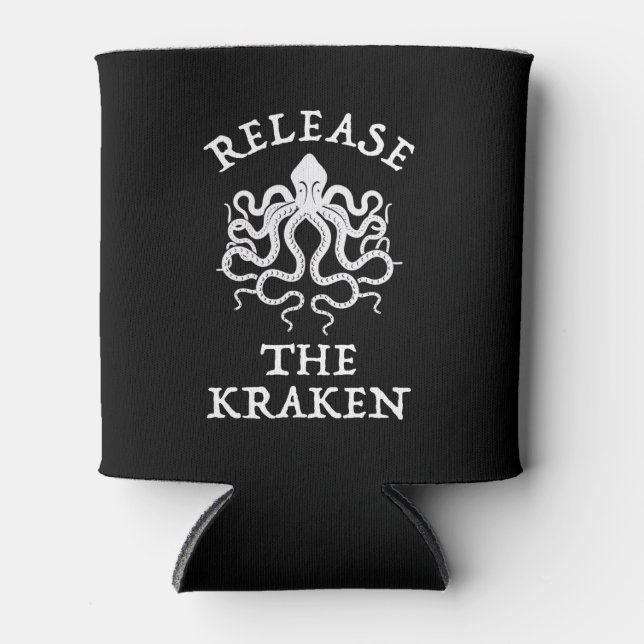 Rafraîchisseur Pour Canette Relâchez Le Kraken (Devant)