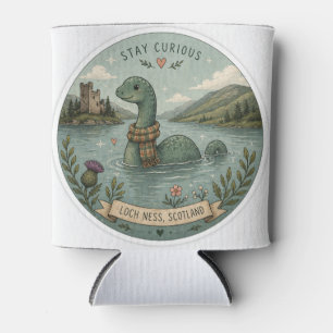 Rafraîchisseur Pour Canette Restez Curieux Cozy Cryptide Nessie Monstre du Loc