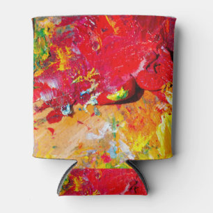 Rafraîchisseur Pour Canette Résumé de la palette de couleurs de l'artiste