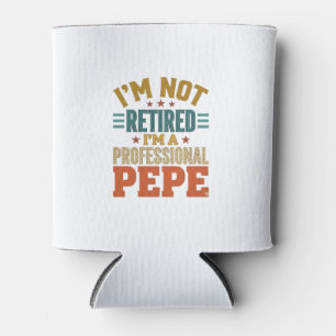 Rafraîchisseur Pour Canette Retraite Professionnelle Pepe Typographie Vintage