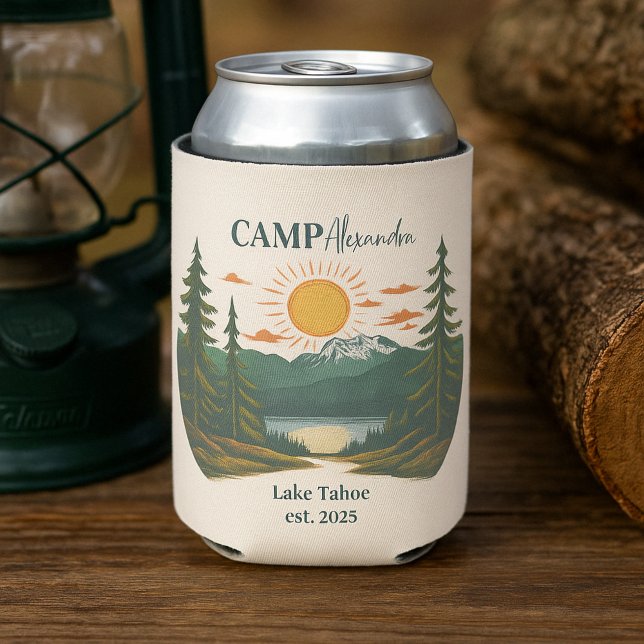 Rafraîchisseur Pour Canette Retraite Rustique du week-end de camp (Créateur téléchargé)
