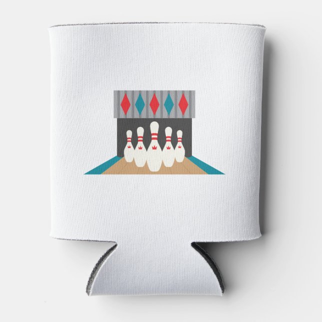 Rafraîchisseur Pour Canette Retro Bowling Alley (Devant)