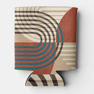 Rafraîchisseur Pour Canette Retro Collage Wall Art : Foliage Abstrait