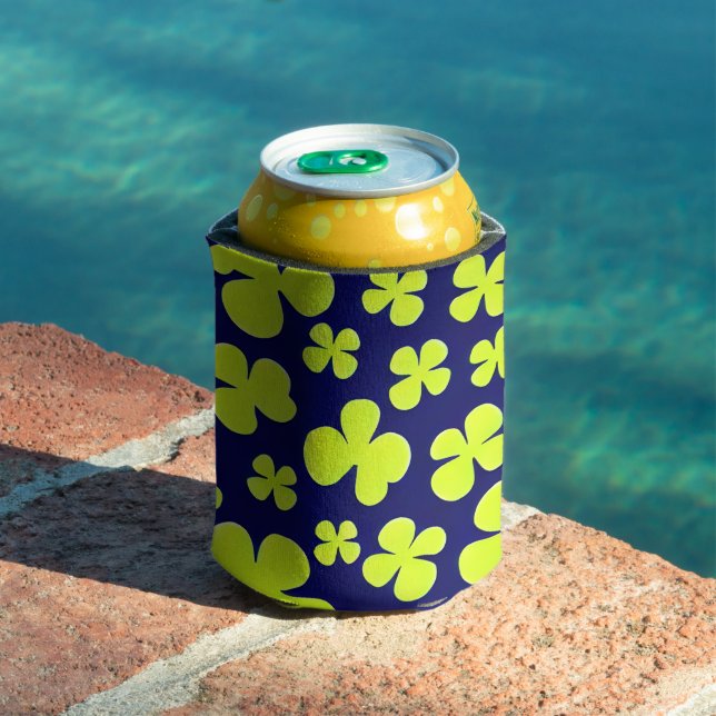 Rafraîchisseur Pour Canette Retro Shamrock Scatter (Piscine in situ)