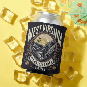 Rafraîchisseur Pour Canette Retro West Virginia
