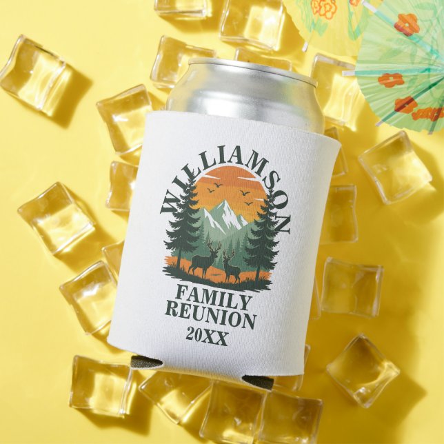 Rafraîchisseur Pour Canette Réunion de famille rustique sauvage (Été in situ)