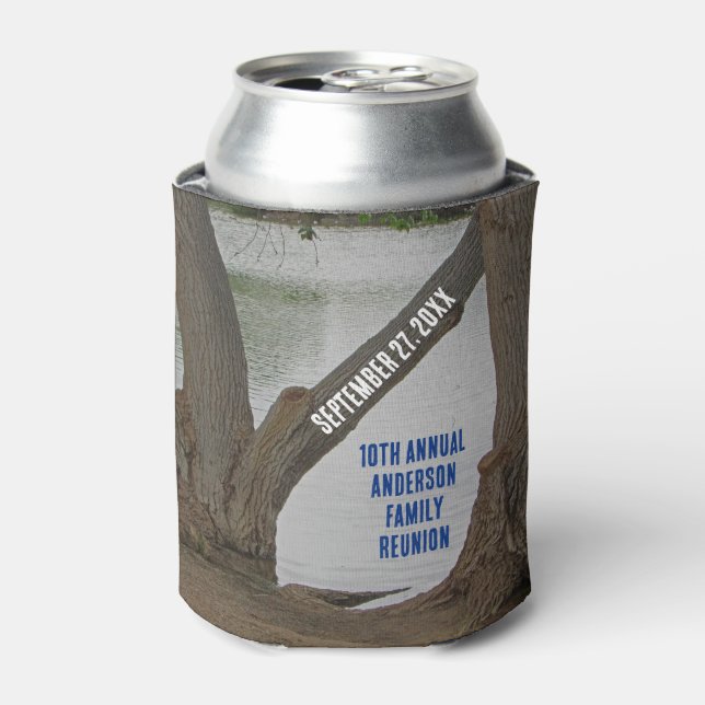 Rafraîchisseur Pour Canette Réunion familiale Rustic Lakehouse vacances annuel (Can devant)