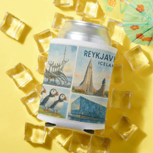 Rafraîchisseur Pour Canette Reykjavik Islande multivue