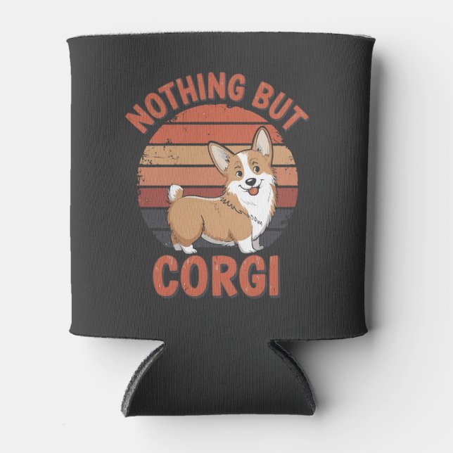Rafraîchisseur Pour Canette Rien que des Corgi (Devant)