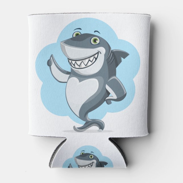Rafraîchisseur Pour Canette Rire de requin (Devant)