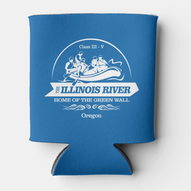 Rafraîchisseur Pour Canette Rivière Illinois (rafting 2) (Devant)