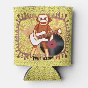 Rafraîchisseur Pour Canette Rock and Roll Sock Monkey n'a pas de traduction di