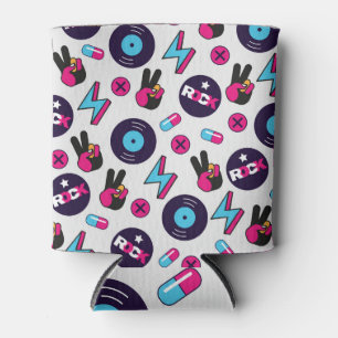 Rafraîchisseur Pour Canette Rockin' Hippie : Vinyl Vintage Motif