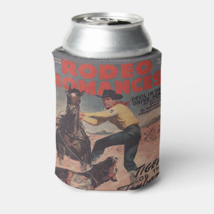 Rafraîchisseur Pour Canette Rodéo Occidental Cowboy Calf Roping Rodéo Romance