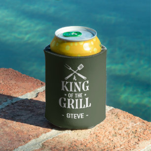 Rafraîchisseur Pour Canette Roi du Grill personnalisé