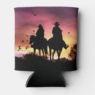 Rafraîchisseur Pour Canette Romance Country Western de Cowgirl et Cowboy