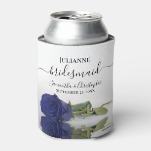 Rafraîchisseur Pour Canette Rose bleu de la marine miroir Élégant Mariage de l