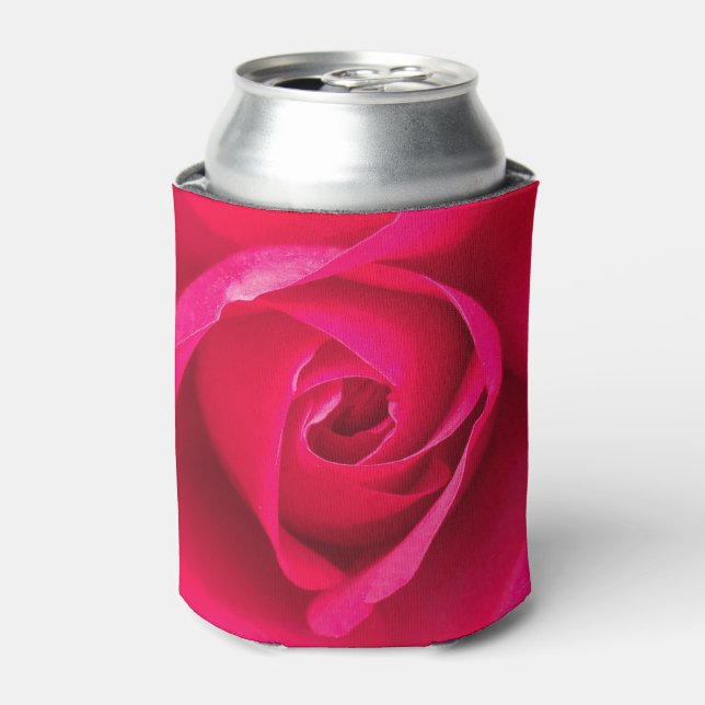 Rafraîchisseur Pour Canette Rose rouge romantique v2 Can Cooler (Can devant)