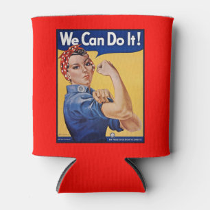 Rafraîchisseur Pour Canette Rosie le Riveter : Une femme forte pour l'autonomi