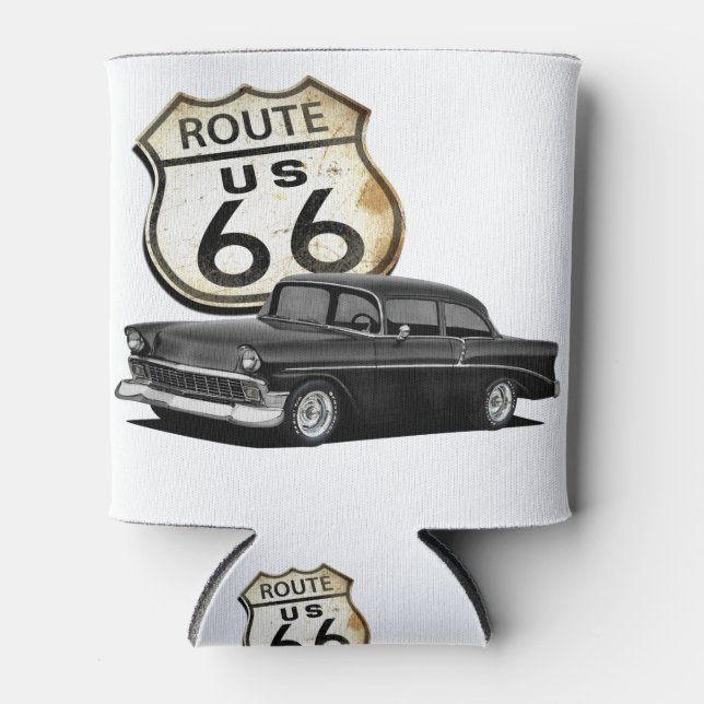 Rafraîchisseur Pour Canette route 66 bel air et panneau (Devant)
