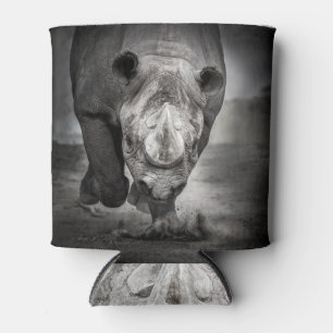 Rafraîchisseur Pour Canette Running Rhinoceros : Wild Animal Portrait.