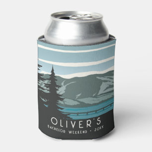 Rafraîchisseur Pour Canette Rustic Bachelor Week-end Camping Trip Forest Woods