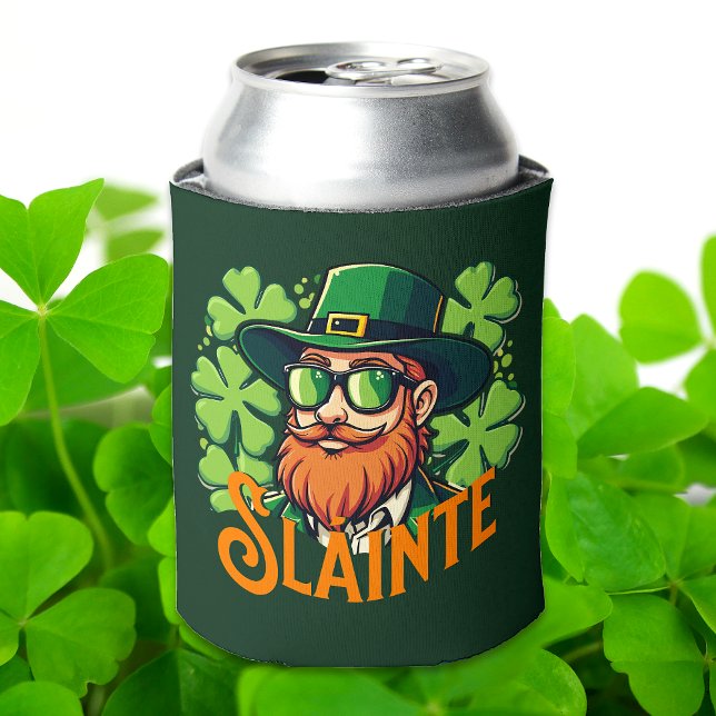 Rafraîchisseur Pour Canette Saint Patrick Toast irlandais de Sainte Sainte-Cla (Créateur téléchargé)